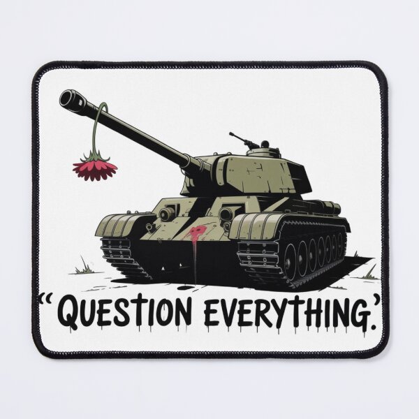 Item preview, Banksy Style Tank - Question Everything designed and sold by 123ks.