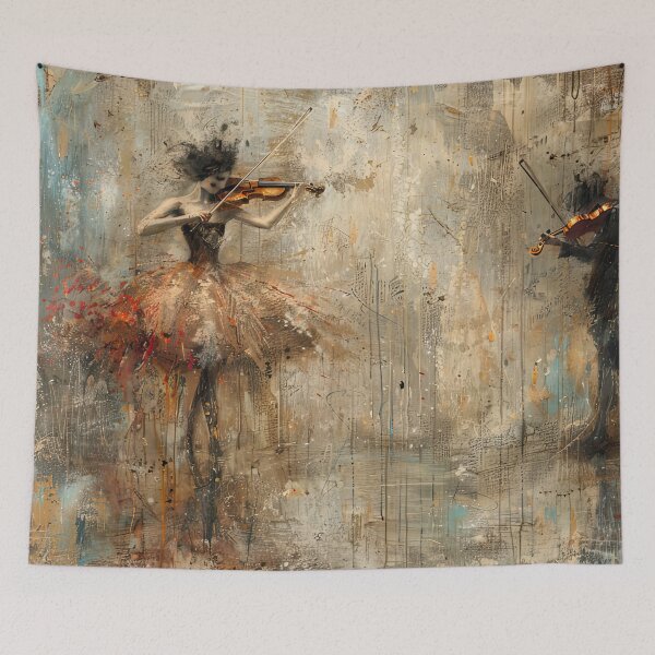 Item preview, Ethereal Duet in Crimson and Shadow designed and sold by NeoNebulaArt.