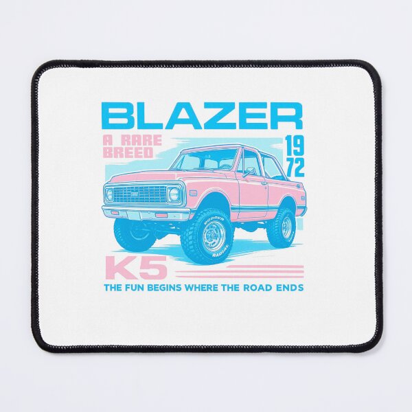 Item preview, 1972 K5 Blazer Off-Road Retro Vibe Art in Pink and Blue T-Shirt designed and sold by TheArtOfCar.