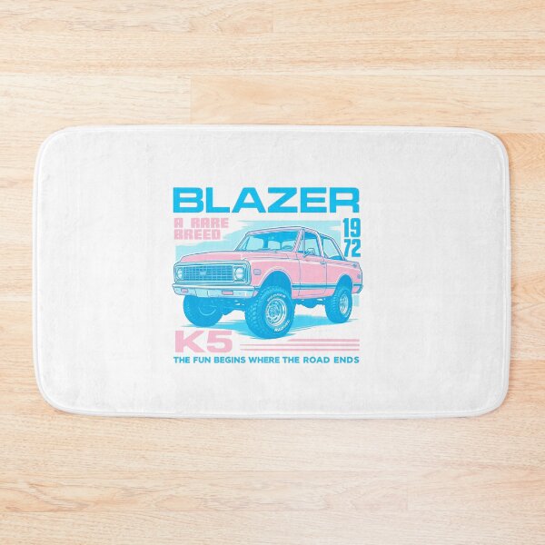 Item preview, 1972 K5 Blazer Off-Road Retro Vibe Art in Pink and Blue T-Shirt designed and sold by TheArtOfCar.