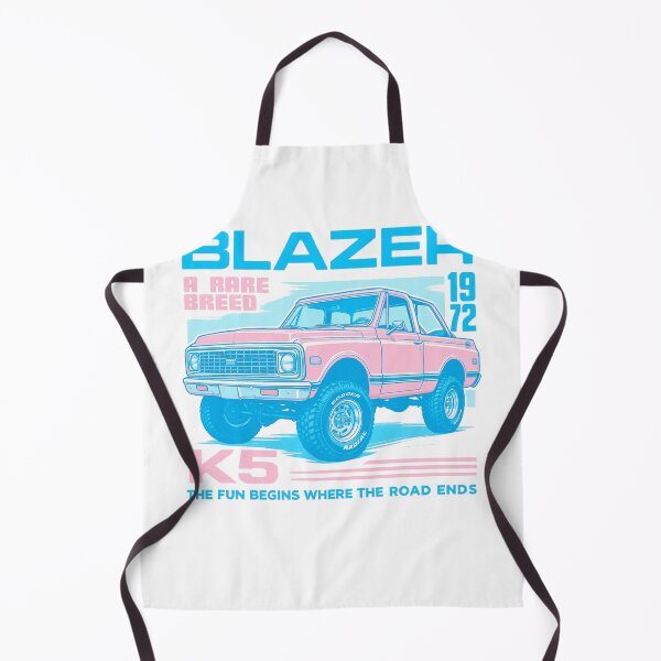 Item preview, 1972 K5 Blazer Off-Road Retro Vibe Art in Pink and Blue T-Shirt designed and sold by TheArtOfCar.