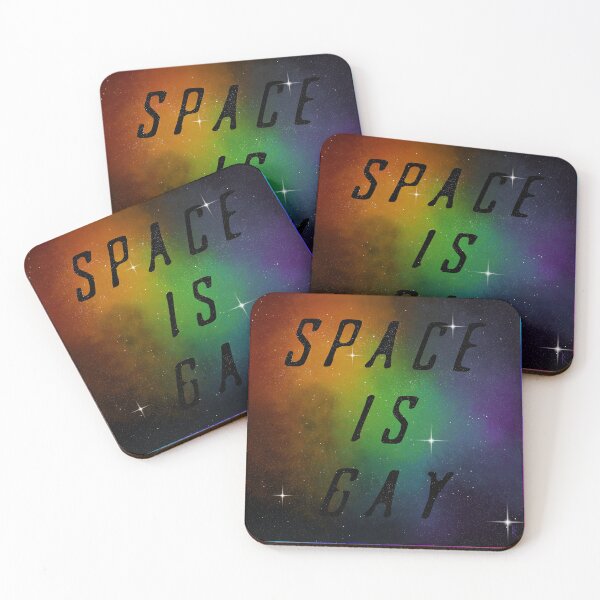 Item preview, Space Is Gay designed and sold by CosColdwater.