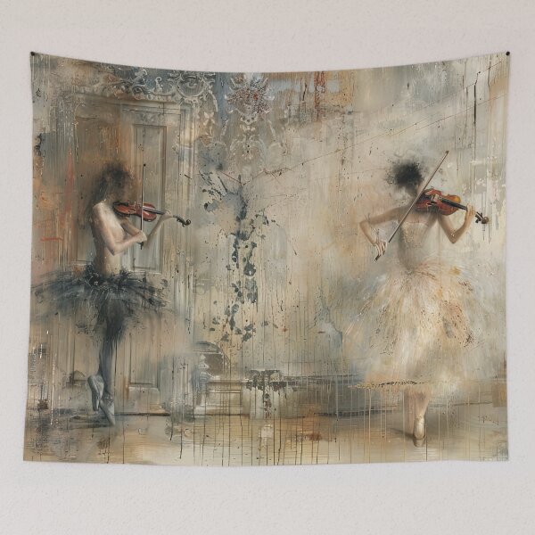 Item preview, Ballroom Elegy in Ink and Light designed and sold by NeoNebulaArt.