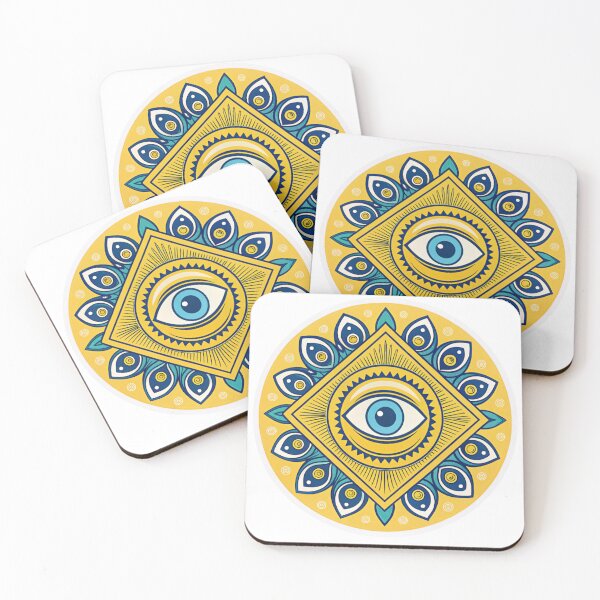 Item preview, Yellow Evil eye  designed and sold by Lucky 777.