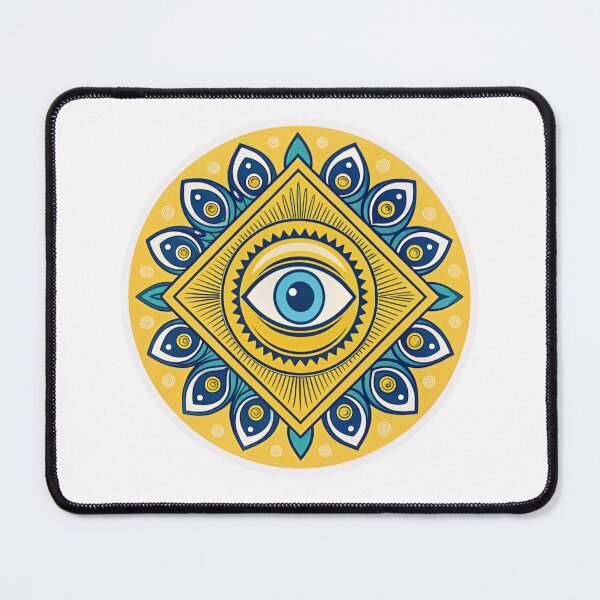 Item preview, Yellow Evil eye designed and sold by Lucky 777.