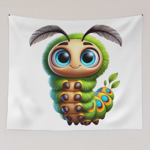 Item preview, Adorable Bagworm Moth Caterpillar designed and sold by Sillytoe.