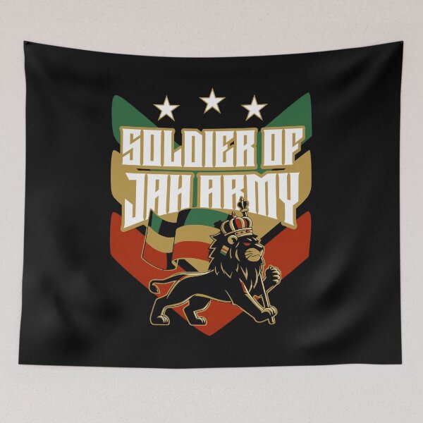 Item preview, Soldier of Jah Army designed and sold by SavvyEarth.