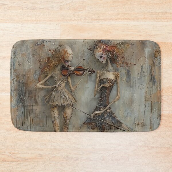 Item preview, Wooden Waltz: Puppet Violinists designed and sold by NeoNebulaArt.