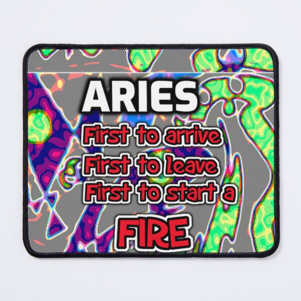 Item preview, Aries first to arrive funny quote green designed and sold by SmashingDeals.