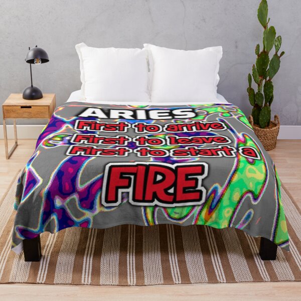 Item preview, Aries first to arrive funny quote green designed and sold by SmashingDeals.