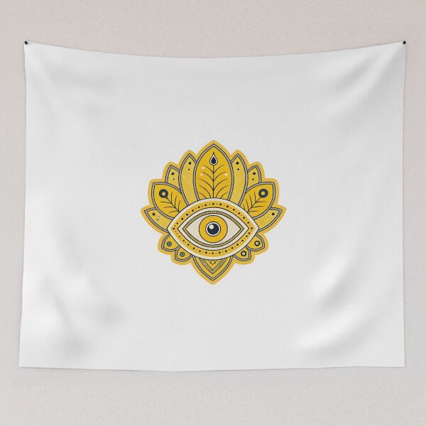 Item preview, Yellow Evil eye  designed and sold by Lucky 777.