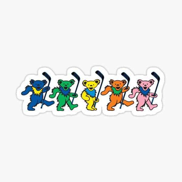 Item preview, DANCING HOCKEY BEARS designed and sold by I HEART SPORTS.
