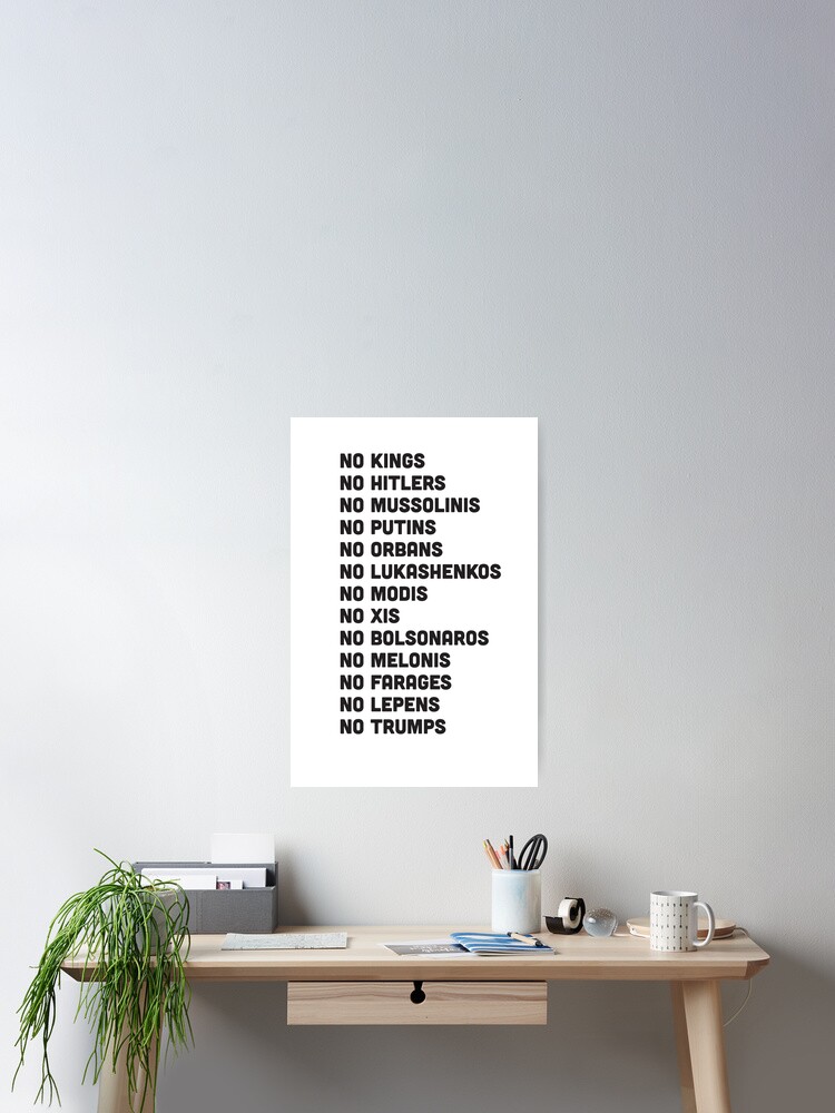 No Kings Poster