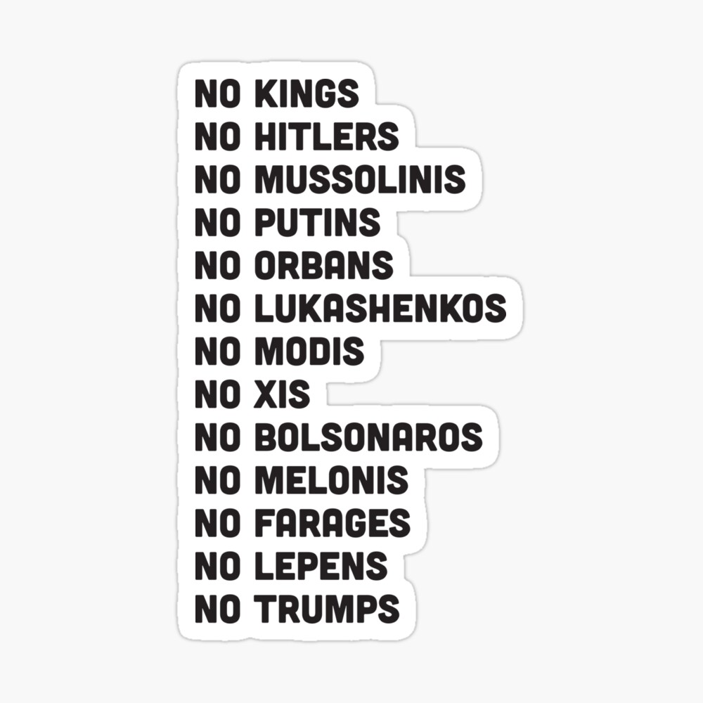 No Kings Poster
