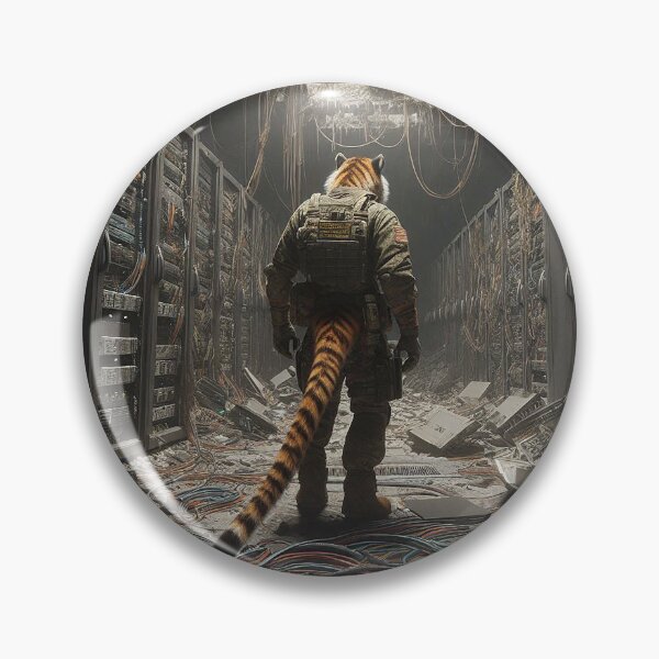 Item preview, Tiger Searches the Abandoned Data Center for Tech designed and sold by nikkolaus.