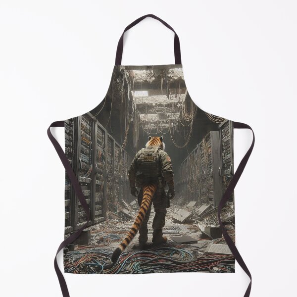 Item preview, Tiger Searches the Abandoned Data Center for Tech designed and sold by nikkolaus.