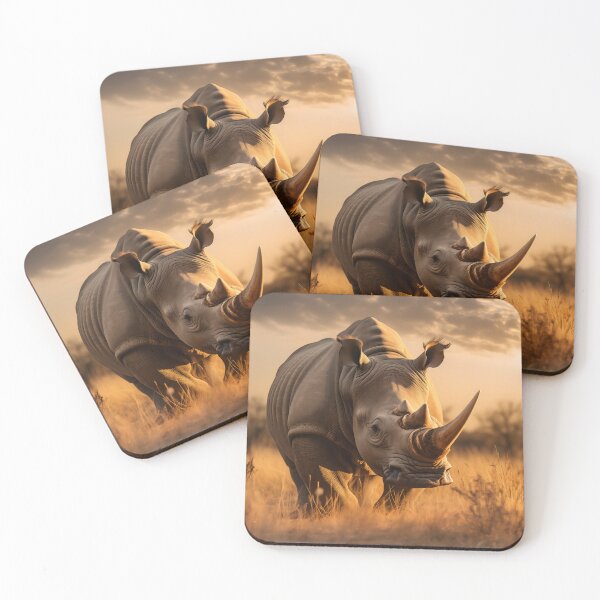 Item preview, Regal Rhino: Majestic Strength Unveiled designed and sold by DrawnThreads.