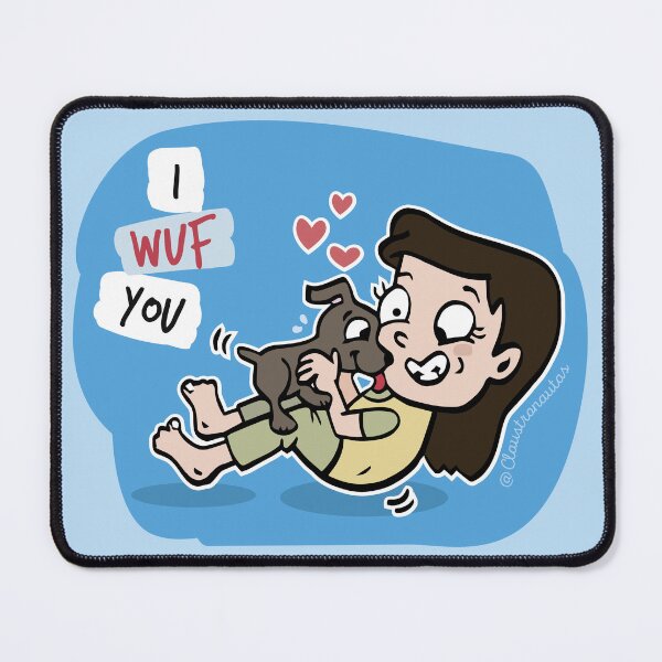 Item preview, I Wuf You for Dogmom designed and sold by Claustronautas.