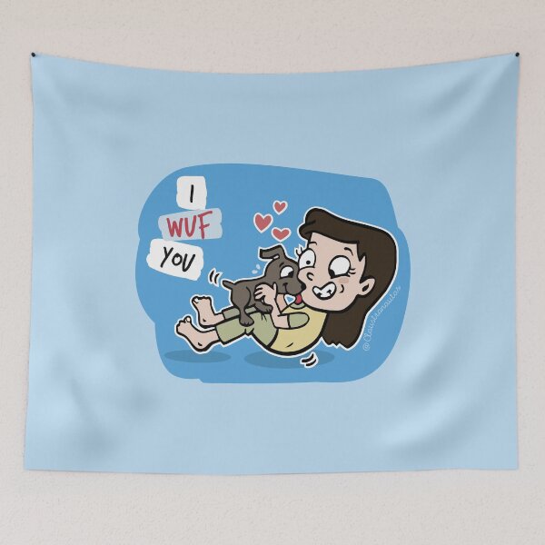 Item preview, I Wuf You for Dogmom designed and sold by Claustronautas.