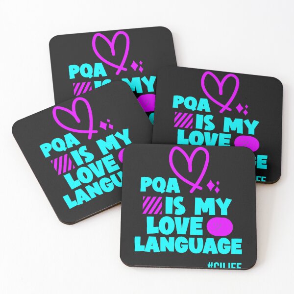 Item preview, PQA is my love language designed and sold by Zonadeprofes.