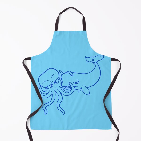 Item preview, Octopus whale fighting deep sea monster spermwhale designed and sold by shirt-o-mat.