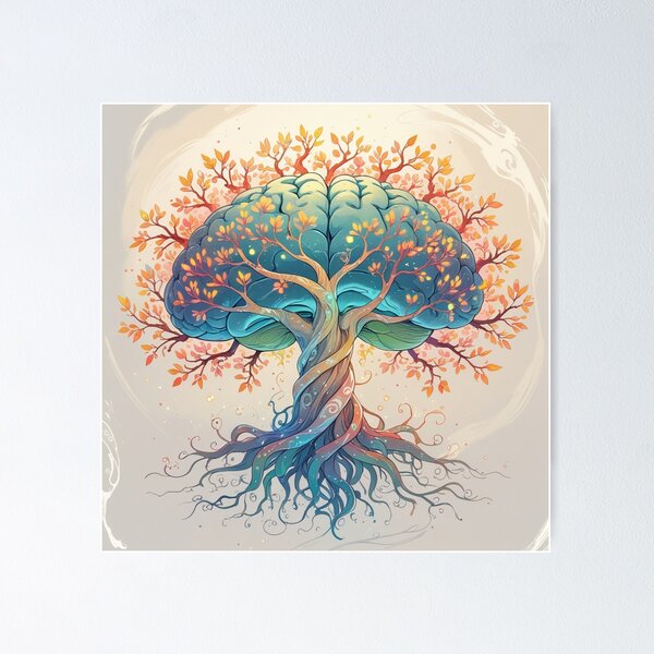Item preview, Tree of Thought – The Mind’s Growth designed and sold by SuperNerdStore.
