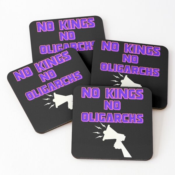 Item preview, no kings no oligarchs designed and sold by TEEJAMBOREE.