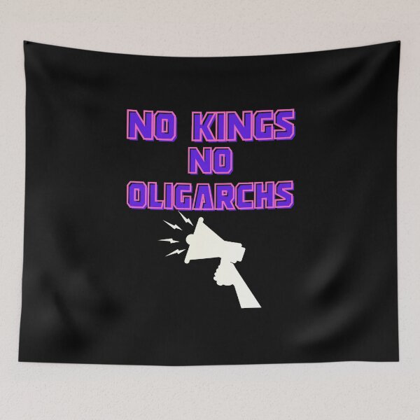 Item preview, no kings no oligarchs designed and sold by TEEJAMBOREE.