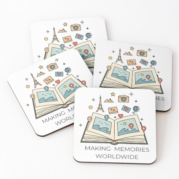 Item preview, Making Memories Worldwide – Travel Memory Book designed and sold by Fikuall.