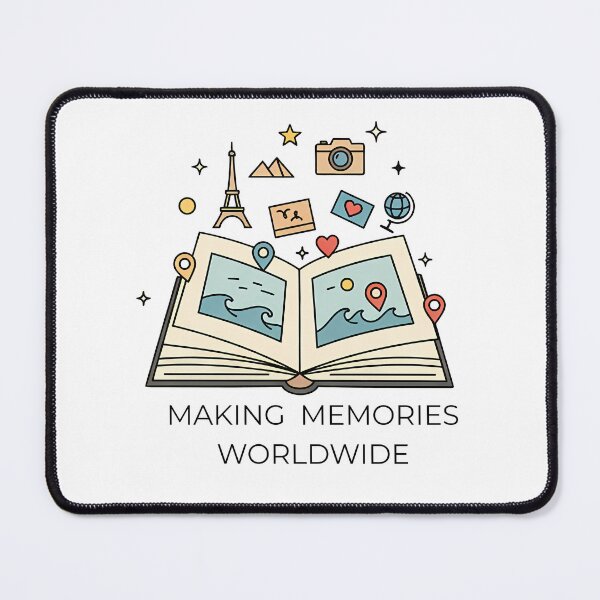 Item preview, Making Memories Worldwide – Travel Memory Book designed and sold by Fikuall.