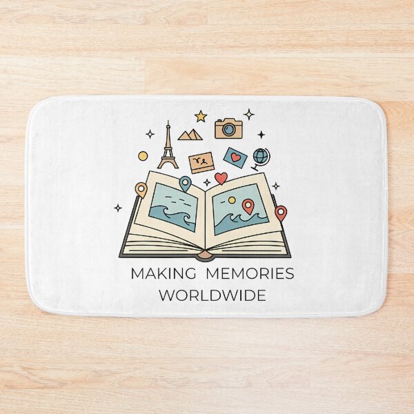 Item preview, Making Memories Worldwide – Travel Memory Book designed and sold by Fikuall.