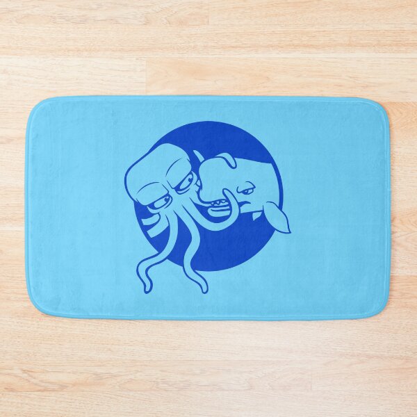 Item preview, Octopus whale fighting deep sea monster spermwhale designed and sold by shirt-o-mat.