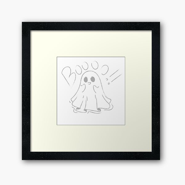 Aperçu de l'œuvre Petit fantôme disant « Bouuuh !! » créée et vendue par Duh-Artes.