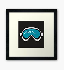 Ski goggles Framed Print