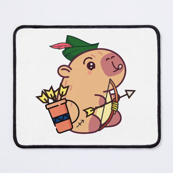 Item preview, CapiTarius – Sagittarius Zodiac Capybara designed and sold by ZdunekDesign.