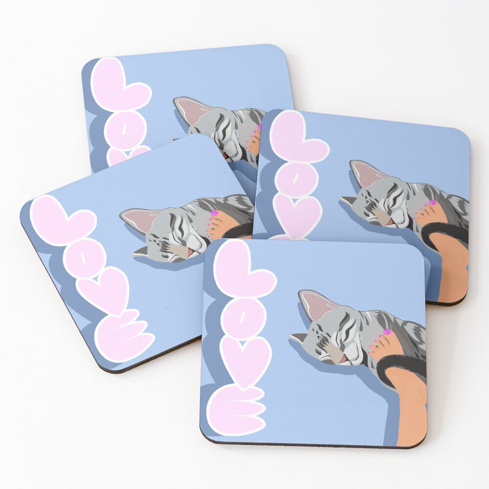Item preview, Coasters (Set of 4) designed and sold by ROCIODRAMATICA.