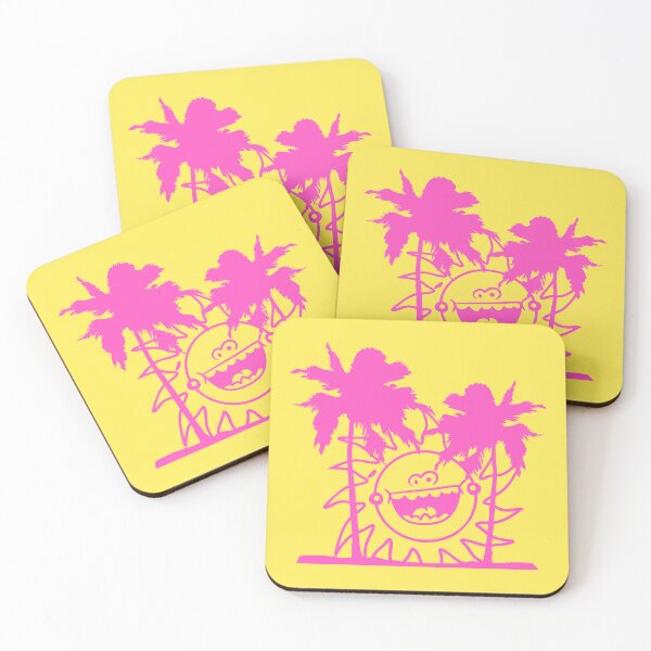 Item preview, Funny Sun Laughs Happy Fun Face Palm Trees Comic designed and sold by shirt-o-mat.