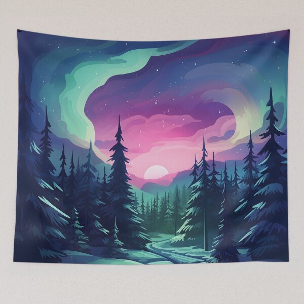 Aperçu de l'œuvre Celestial Light Dance créée et vendue par DrawnThreads.