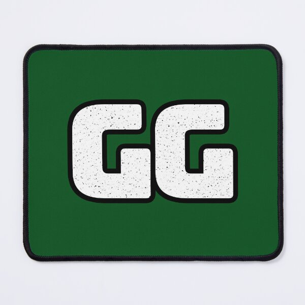 Item preview, GG - Good Game in Big Bold Gritty Outlined designed and sold by Memes N Lore .