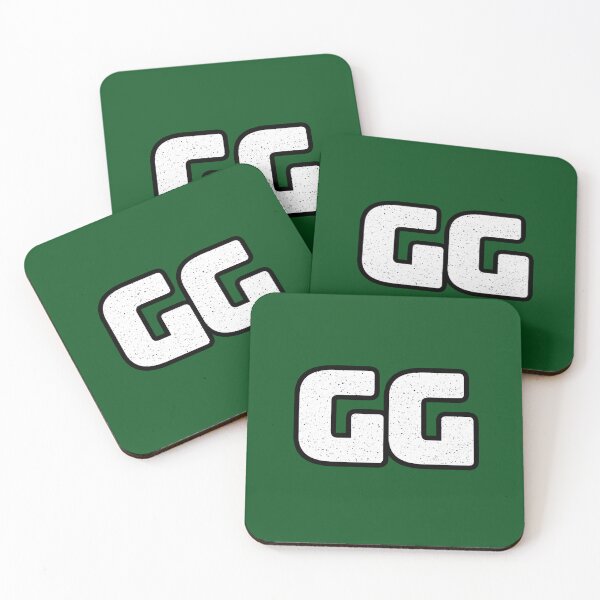 Item preview, GG - Good Game in Big Bold Gritty Outlined designed and sold by Memes N Lore .
