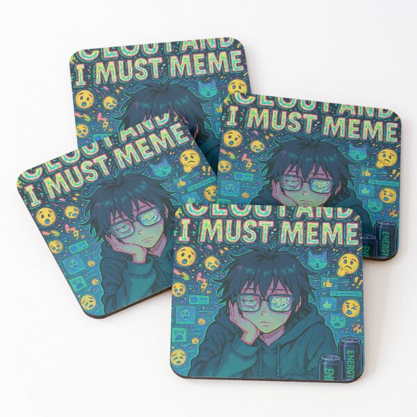 Item preview, I Have No Clout and I Must Meme designed and sold by Boohoo Beach.
