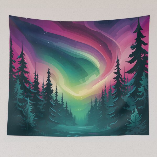 Aperçu de l'œuvre Northern Lights Elegance créée et vendue par DrawnThreads.