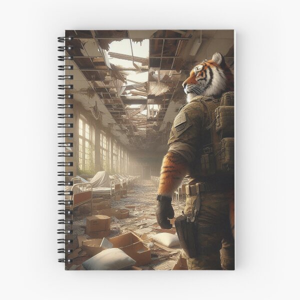 Item preview, Tiger Explores the Abandoned Medical Facility designed and sold by nikkolaus.