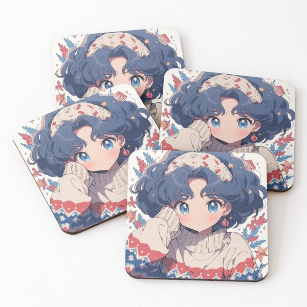 Item preview, Sailor Mercury Ugly Christmas Sweater designed and sold by Solace Sparkles.