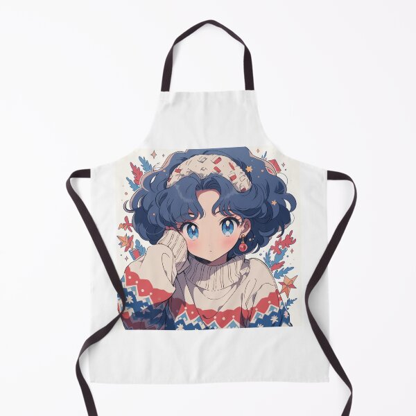 Item preview, Sailor Mercury Ugly Christmas Sweater designed and sold by Solace Sparkles.