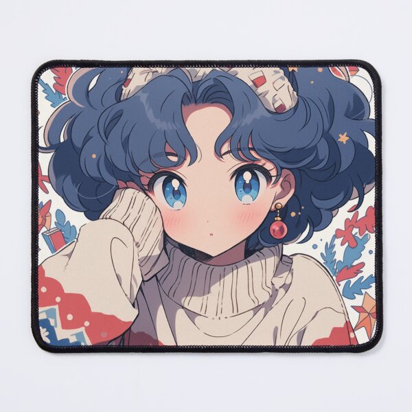 Item preview, Sailor Mercury Ugly Christmas Sweater designed and sold by Solace Sparkles.