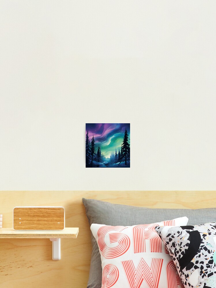 Thumbnail 2 von 3, Fotodruck, Aurora Borealis Symphony designt und verkauft von DrawnThreads.