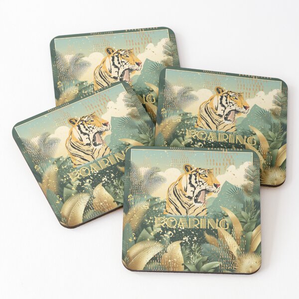 Item preview, Elegant Gold Tropical Jungle Pattern | Botanical Palm Leaves Design designed and sold by Sugar Wisdom .