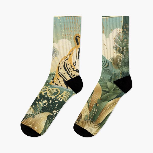 Item preview, Elegant Gold Tropical Jungle Pattern | Botanical Palm Leaves Design designed and sold by Sugar Wisdom .