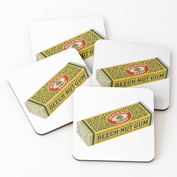 Item preview, Vintage Beech-Nut Gum Wrapper Retro Art Print designed and sold by weirdfishes123.